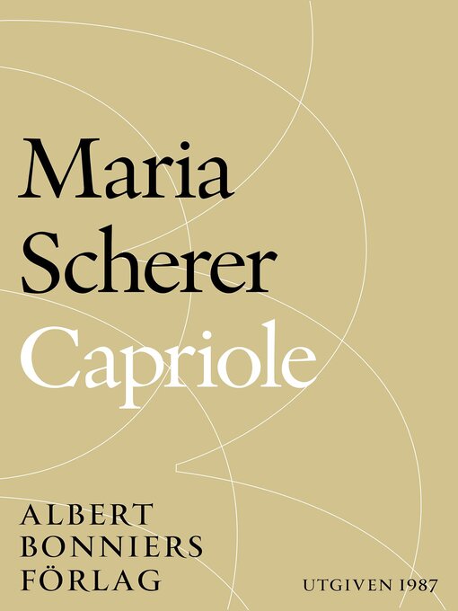 Title details for Capriole by Maria Scherer - Available